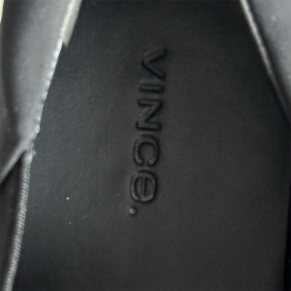 Vince Platform Slip on Women’s Sneakers Black Size 8.5 Minimalist Casual - Picture 6 of 12